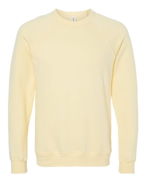 BELLA + CANVAS 3901 Unisex Sponge Fleece Raglan Crewneck Sweatshirt