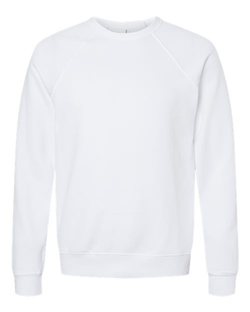BELLA + CANVAS 3901 Unisex Sponge Fleece Raglan Crewneck Sweatshirt
