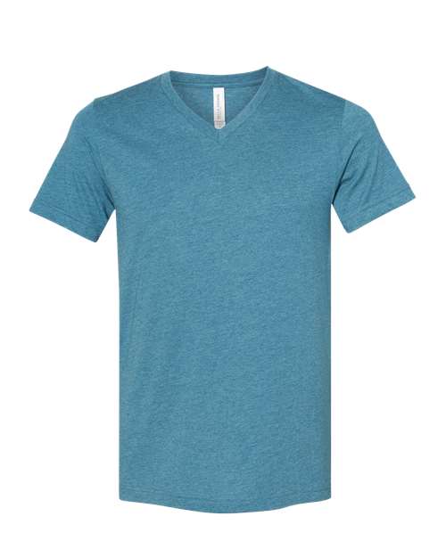BELLA + CANVAS 3005CVC Unisex Heather CVC V-Neck Tee