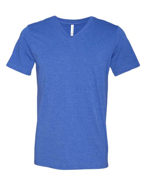 BELLA + CANVAS 3005CVC Unisex Heather CVC V-Neck Tee