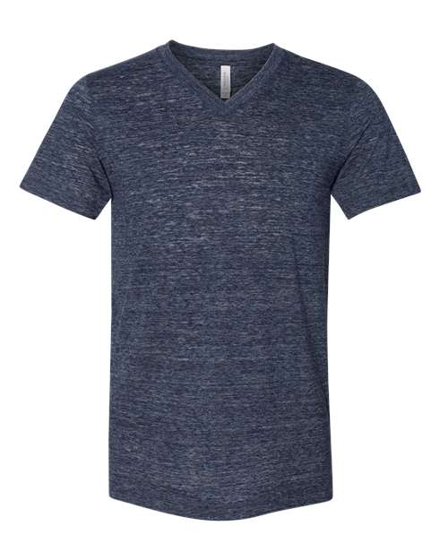 BELLA + CANVAS 3655 Unisex Textured Jersey V-Neck Tee
