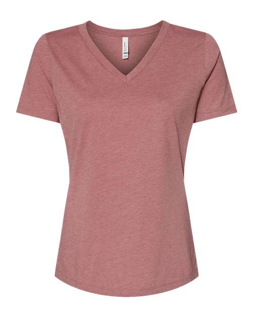 BELLA + CANVAS 6405CVC Women's Relaxed Heather CVC V-Neck Tee