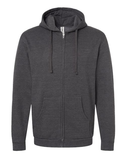 Tultex 331 Unisex Full-Zip Hooded Sweatshirt