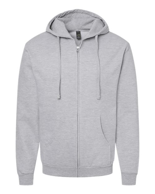 Tultex 331 Unisex Full-Zip Hooded Sweatshirt