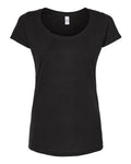 Tultex 243 Women's Poly-Rich Scoop Neck T-Shirt
