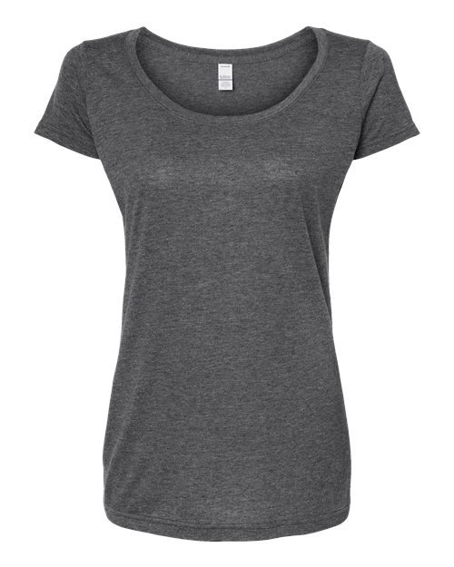 Tultex 243 Women's Poly-Rich Scoop Neck T-Shirt