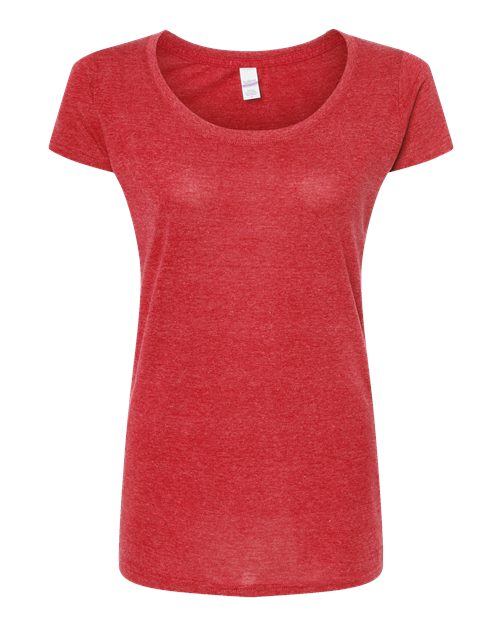 Tultex 243 Women's Poly-Rich Scoop Neck T-Shirt