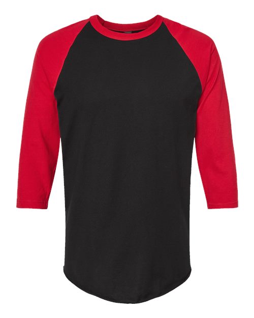 Tultex 245 Unisex Fine Jersey Raglan T-Shirt