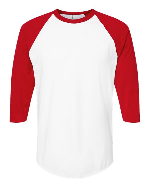 Tultex 245 Unisex Fine Jersey Raglan T-Shirt
