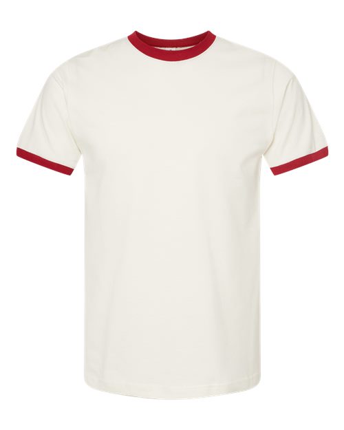 Tultex 246 Unisex Fine Jersey Ringer T-Shirt