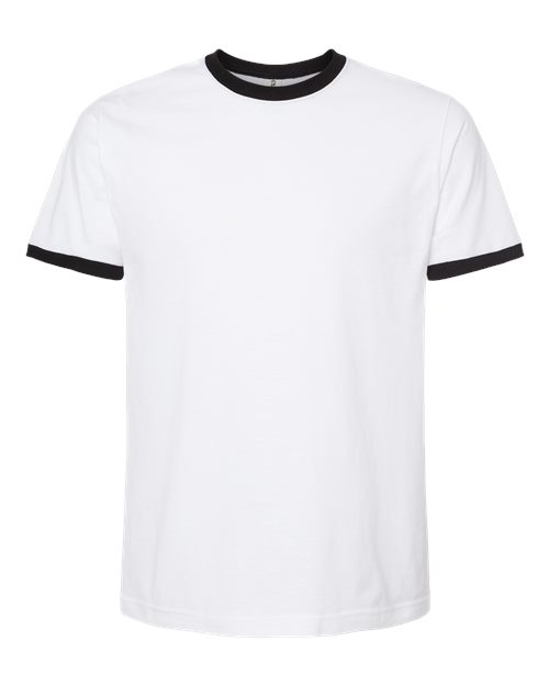 Tultex 246 Unisex Fine Jersey Ringer T-Shirt