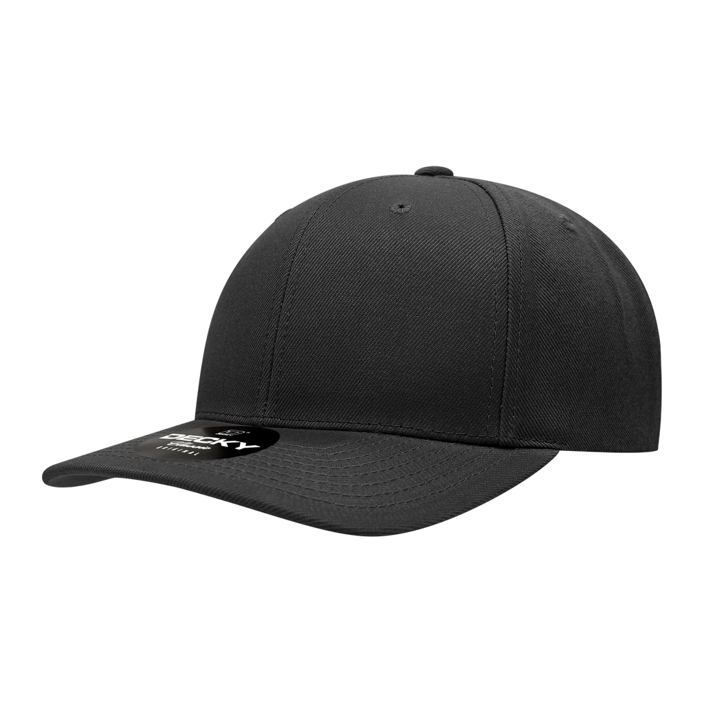Decky 1015 6 Panel Mid Profile Structured Acrylic/Polyester Snapback