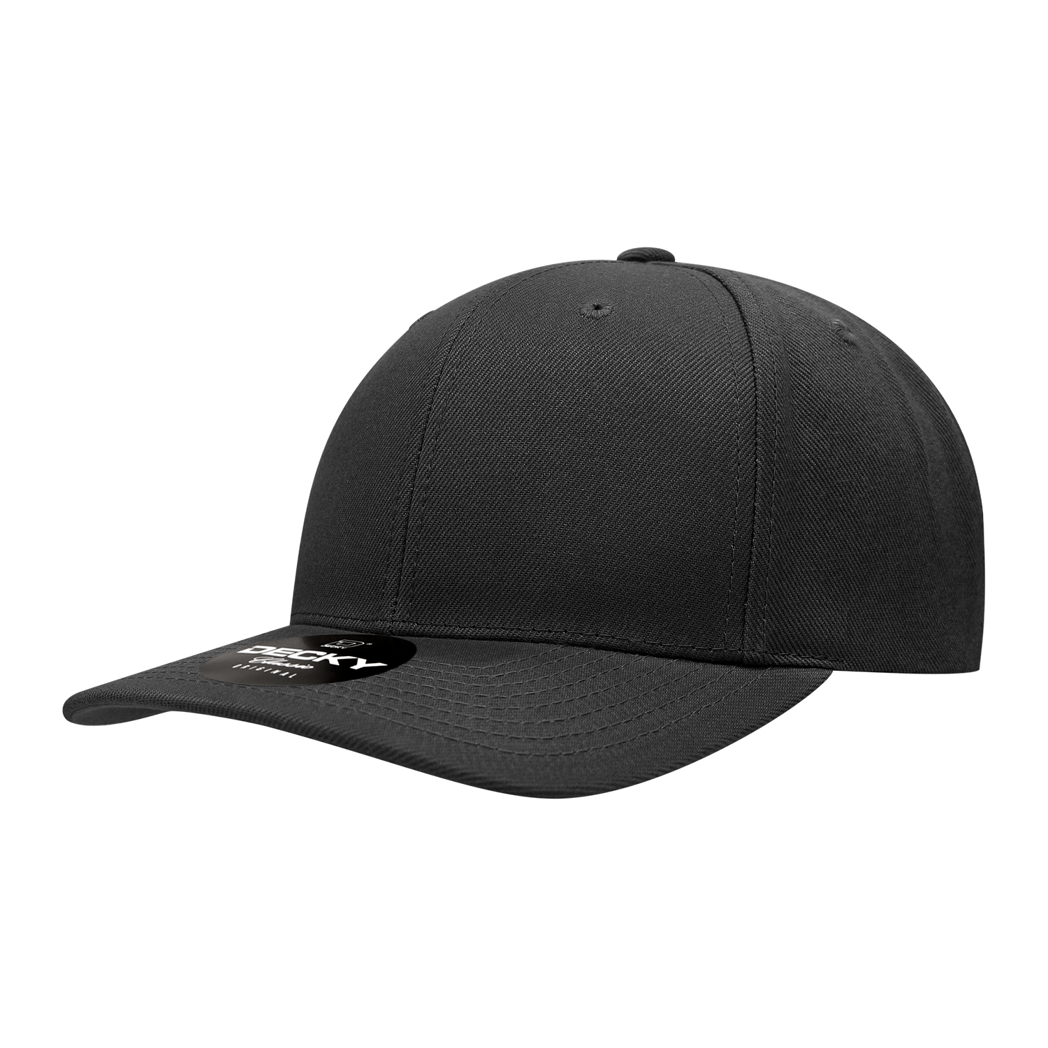Decky 1015 6 Panel Mid Profile Structured Acrylic/Polyester Snapback