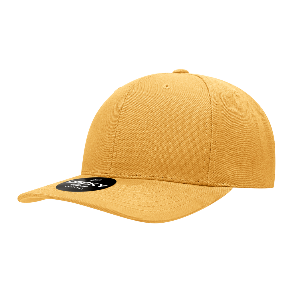 Decky 1015 6 Panel Mid Profile Structured Acrylic/Polyester Snapback