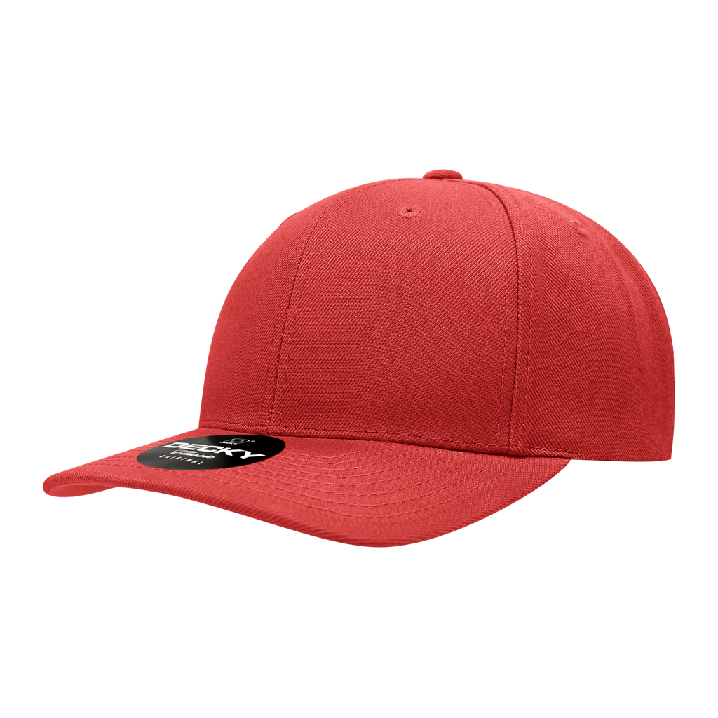 Decky 1015 6 Panel Mid Profile Structured Acrylic/Polyester Snapback