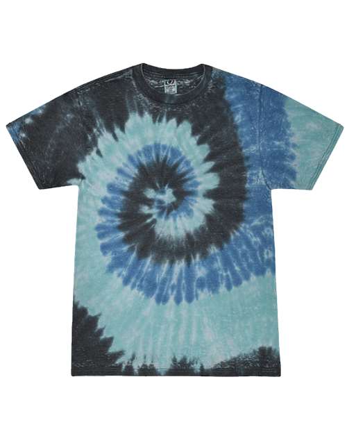Colortone 1090 Unisex Festival Tie-Dyed Burnout T-Shirt