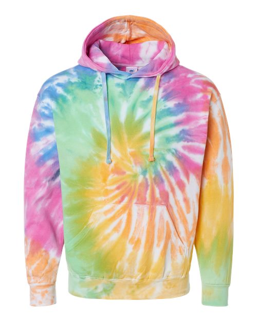 Colortone 8777 Unisex Tie-Dyed Hooded Sweatshirt