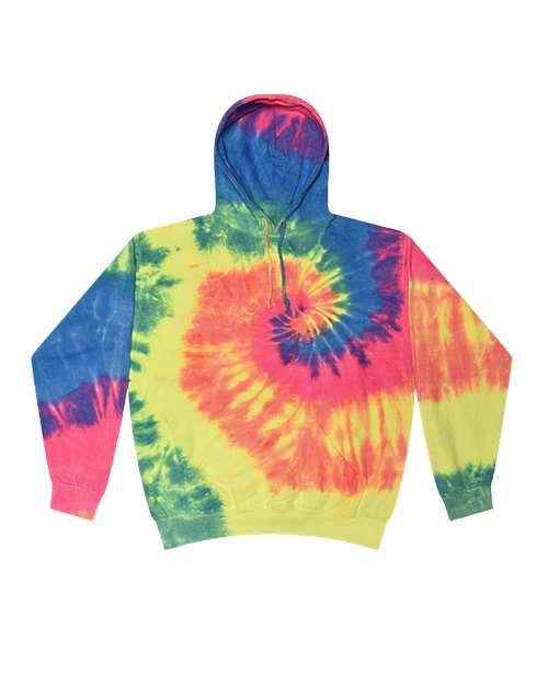 Colortone 8777 Unisex Tie-Dyed Hooded Sweatshirt