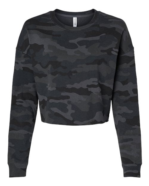 Independent Trading Co. AFX24CRP Women's Lightweight Crop Crewneck Sweatshirt