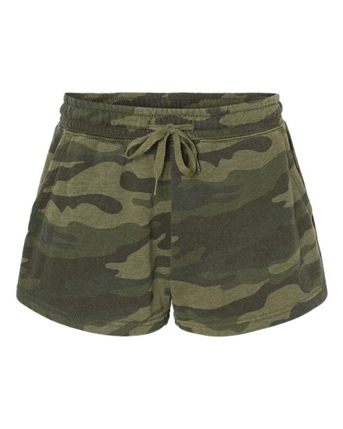 Independent Trading Co. PRM20SRT Women’s Lightweight California Wave Wash Fleece Shorts