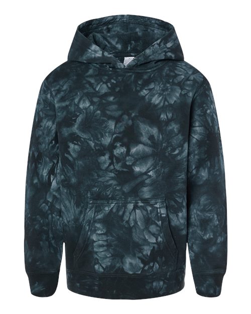Independent Trading Co. PRM1500TD Youth Midweight Tie-Dyed Hooded Sweatshirt