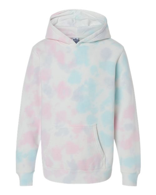 Independent Trading Co. PRM1500TD Youth Midweight Tie-Dyed Hooded Sweatshirt
