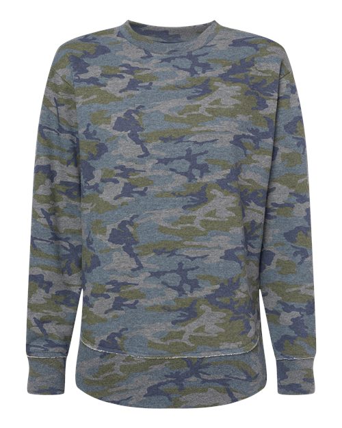 LAT 3525 Women's Weekend Crewneck Sweatshirt