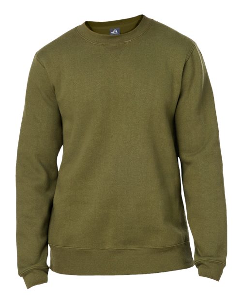J. America 8424 Unisex Premium Fleece Crewneck Sweatshirt