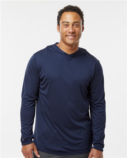 Holloway 222830 Men's Momentum Hooded Long Sleeve T-Shirt
