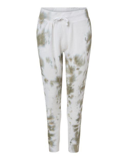J. America 8884 Unisex Tie-Dyed Fleece Joggers