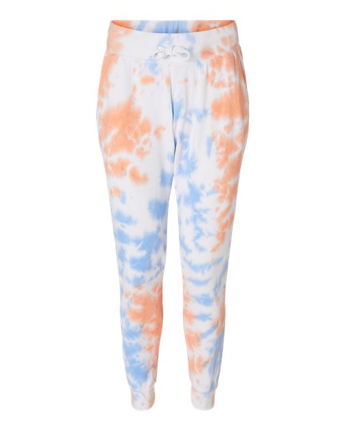 J. America 8884 Unisex Tie-Dyed Fleece Joggers