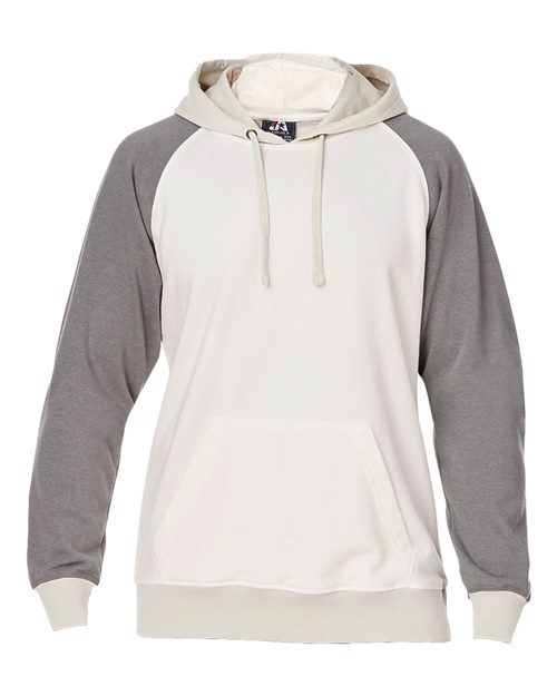 J. America 8886 Unisex Vintage Tricolor Hooded Sweatshirt