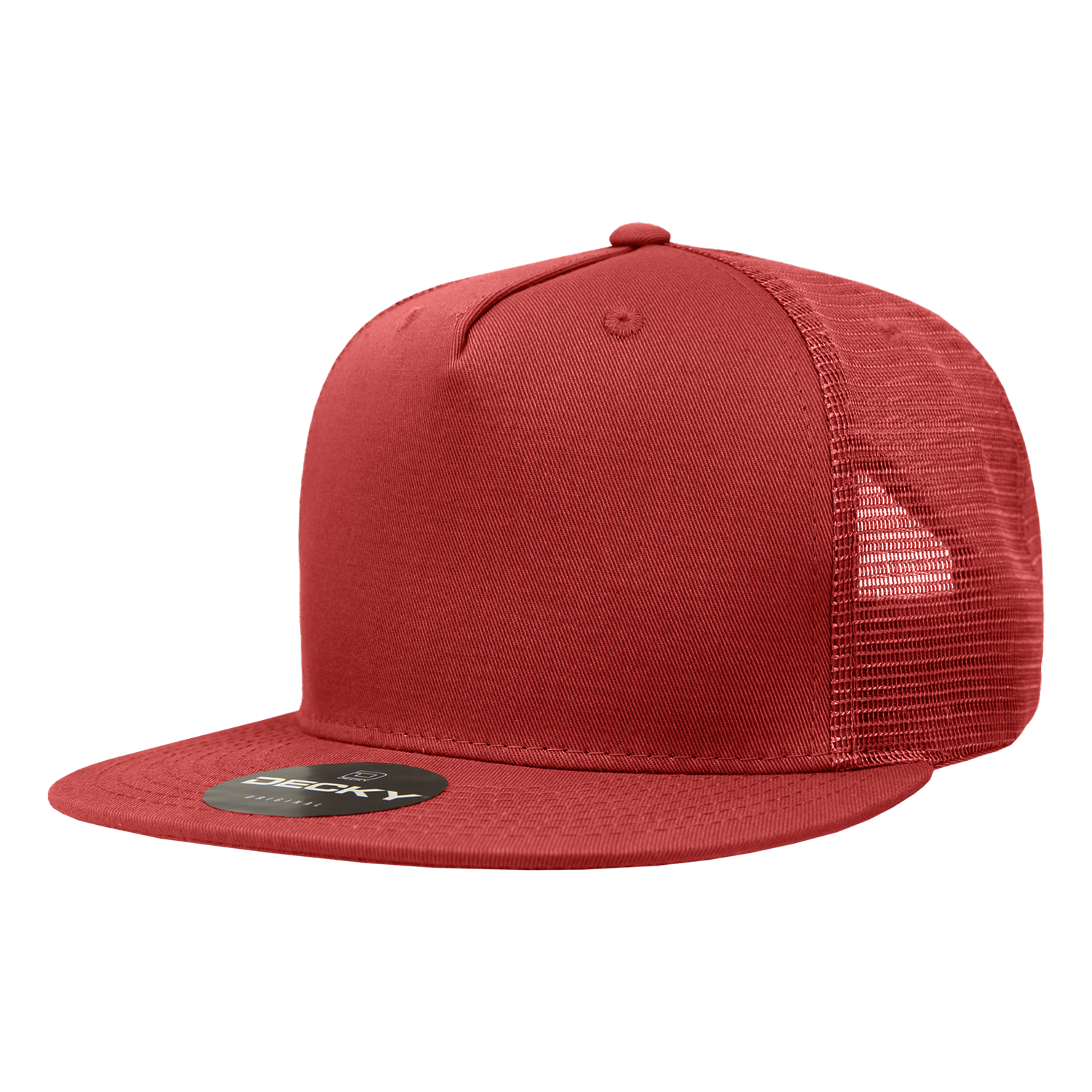 Decky 1040 5 Panel High Profile Structured Cotton Blend Trucker