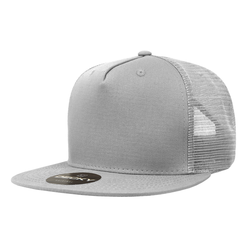 Decky 1040 5 Panel High Profile Structured Cotton Blend Trucker