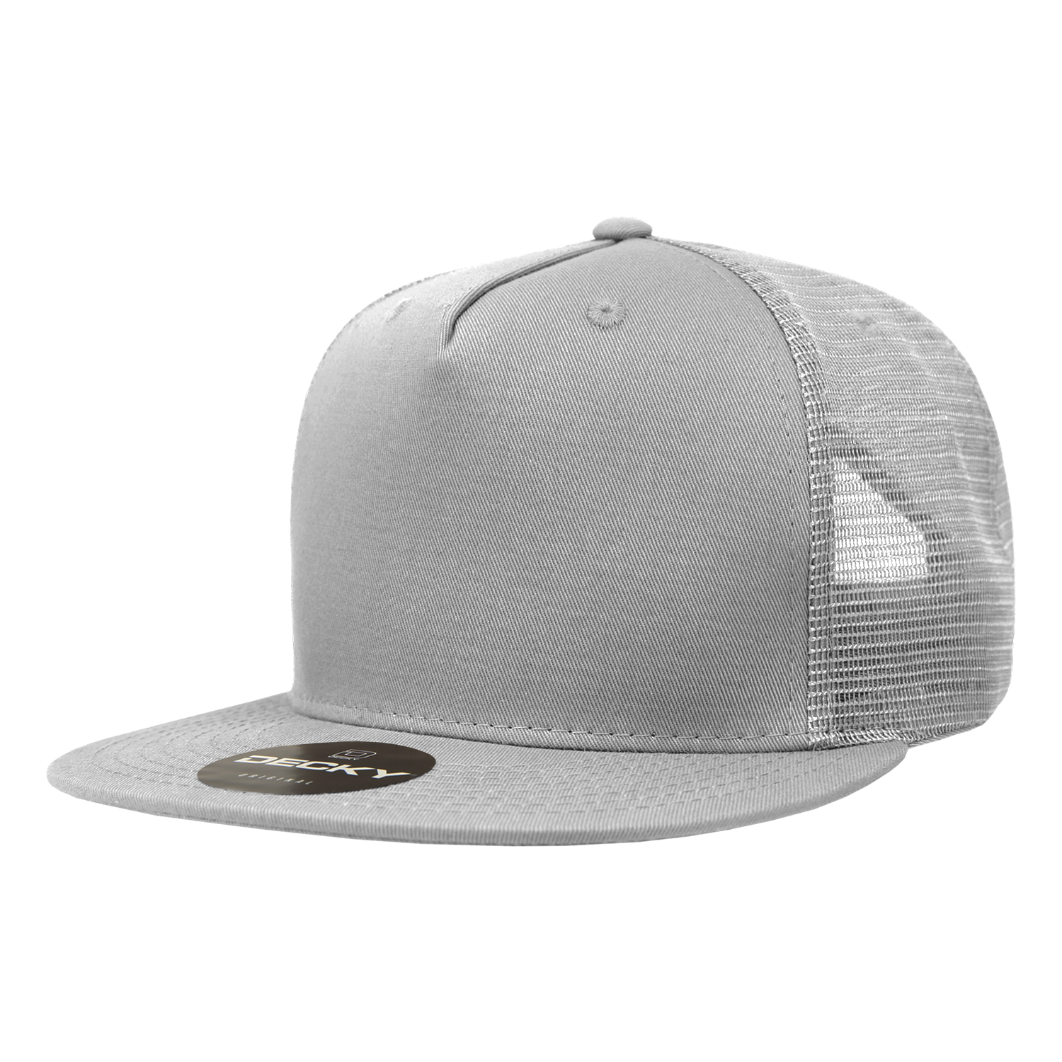 Decky 1040 5 Panel High Profile Structured Cotton Blend Trucker