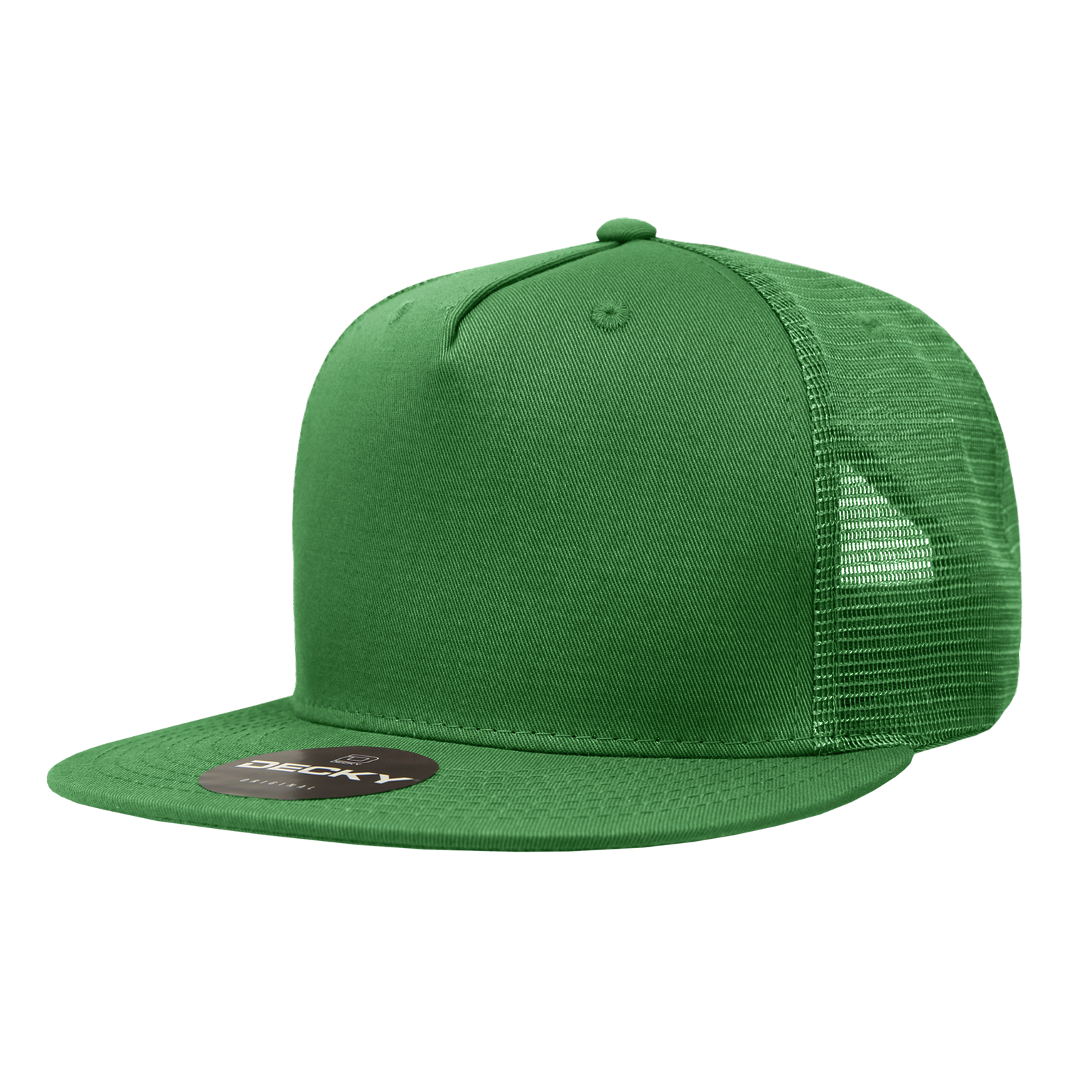 Decky 1040 5 Panel High Profile Structured Cotton Blend Trucker