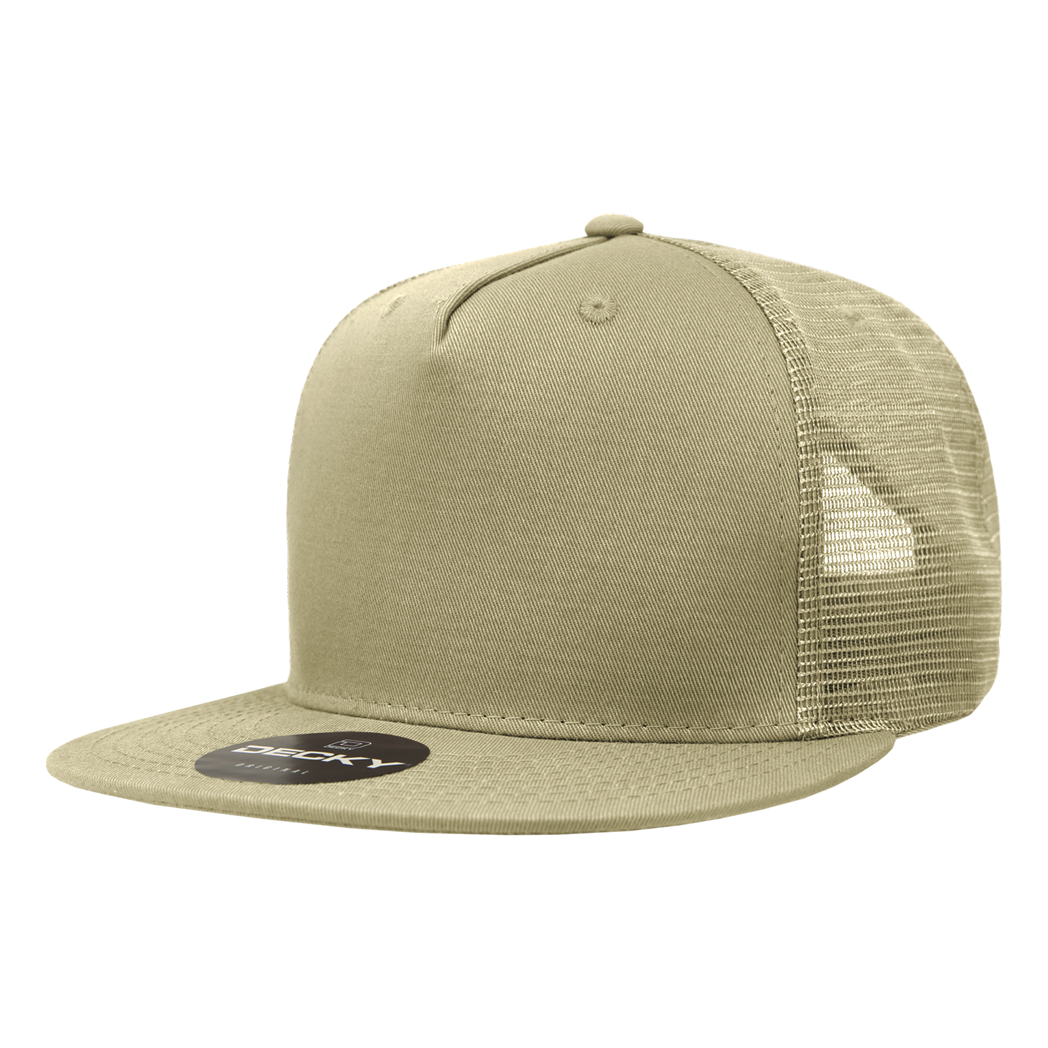 Decky 1040 5 Panel High Profile Structured Cotton Blend Trucker