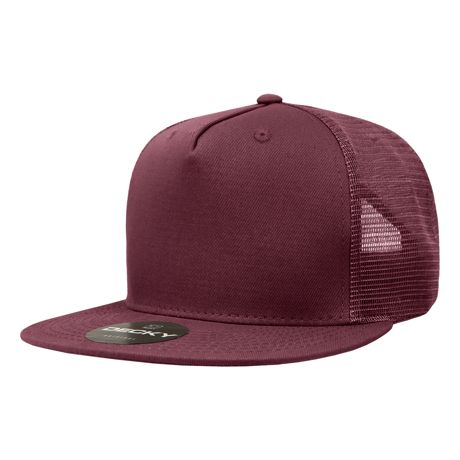Decky 1040 5 Panel High Profile Structured Cotton Blend Trucker