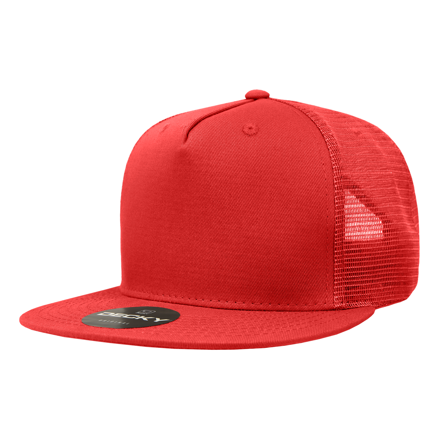 Decky 1040 5 Panel High Profile Structured Cotton Blend Trucker