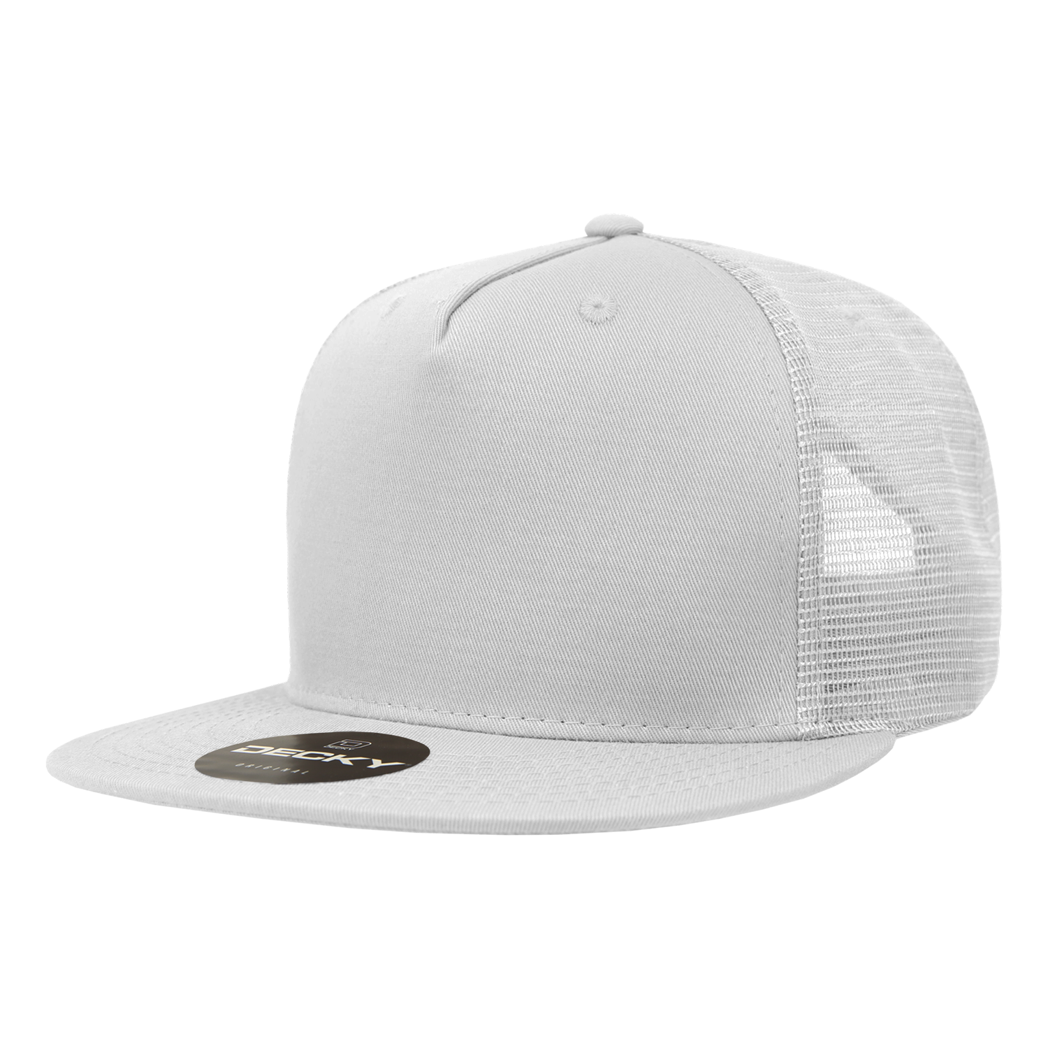 Decky 1040 5 Panel High Profile Structured Cotton Blend Trucker