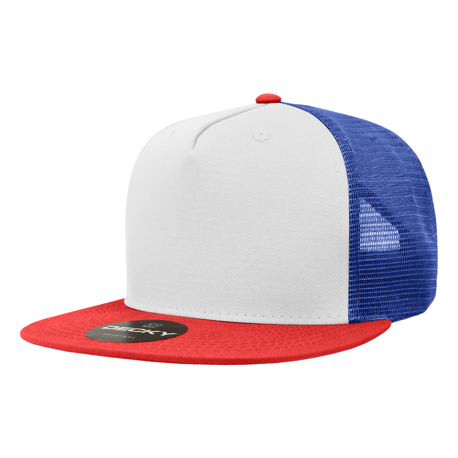 Decky 1040 5 Panel High Profile Structured Cotton Blend Trucker