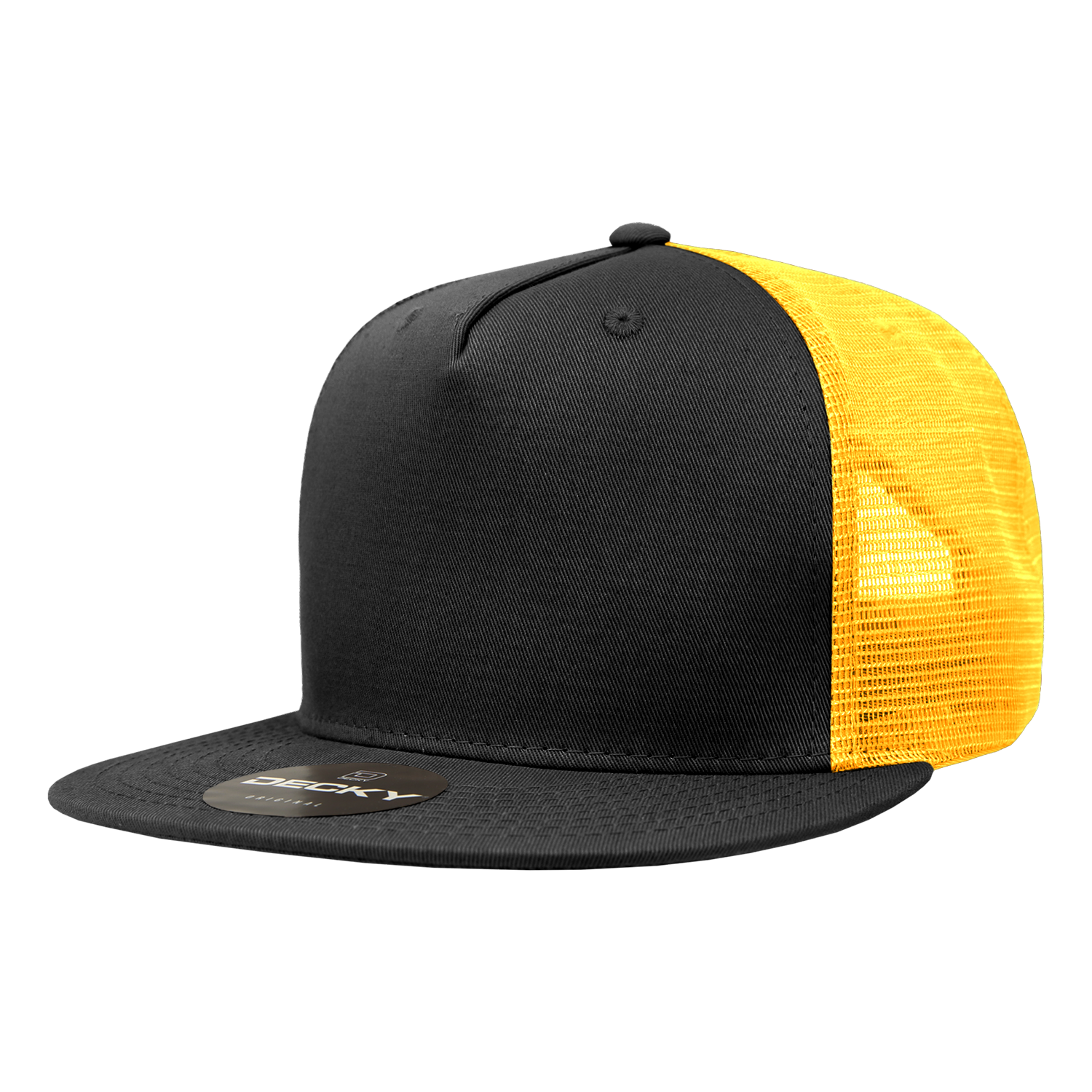 Decky 1040 5 Panel High Profile Structured Cotton Blend Trucker