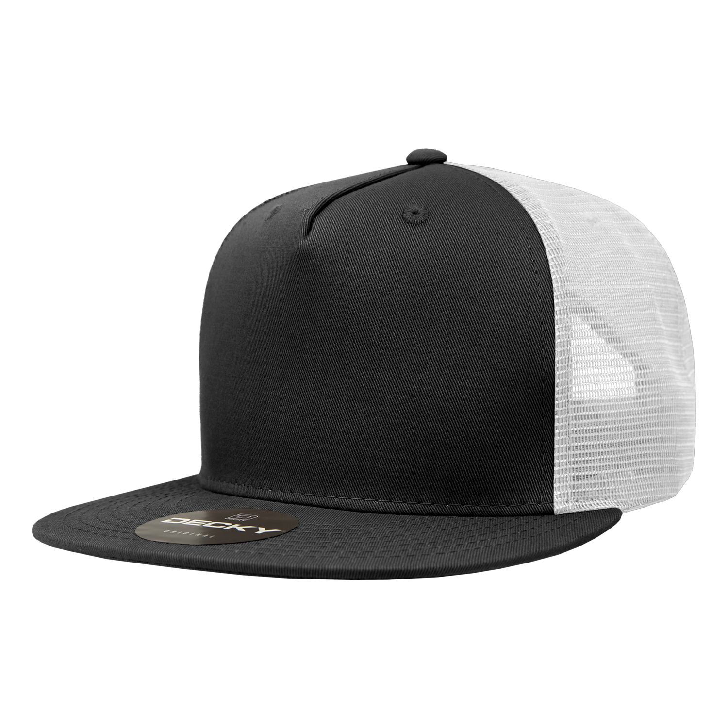 Decky 1040 5 Panel High Profile Structured Cotton Blend Trucker