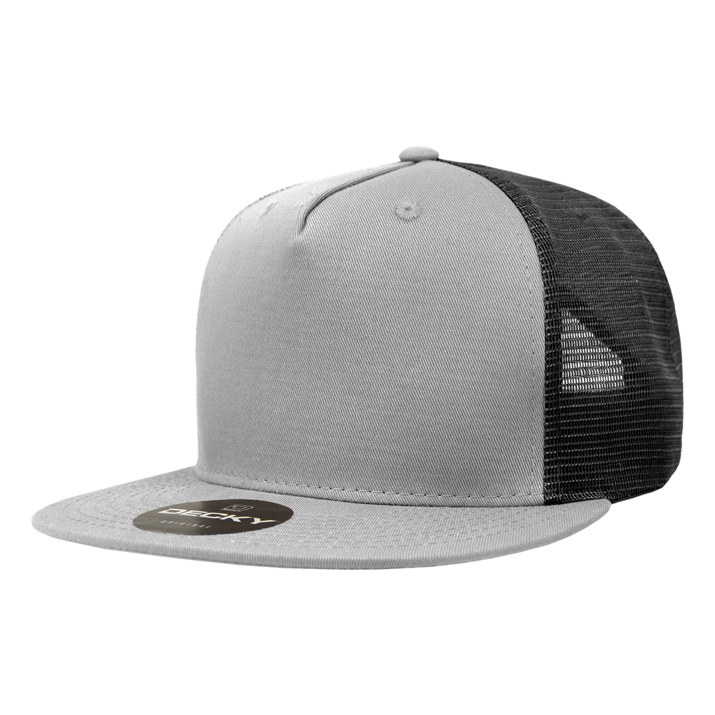 Decky 1040 5 Panel High Profile Structured Cotton Blend Trucker