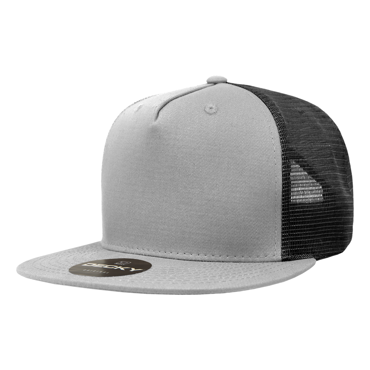 Decky 1040 5 Panel High Profile Structured Cotton Blend Trucker