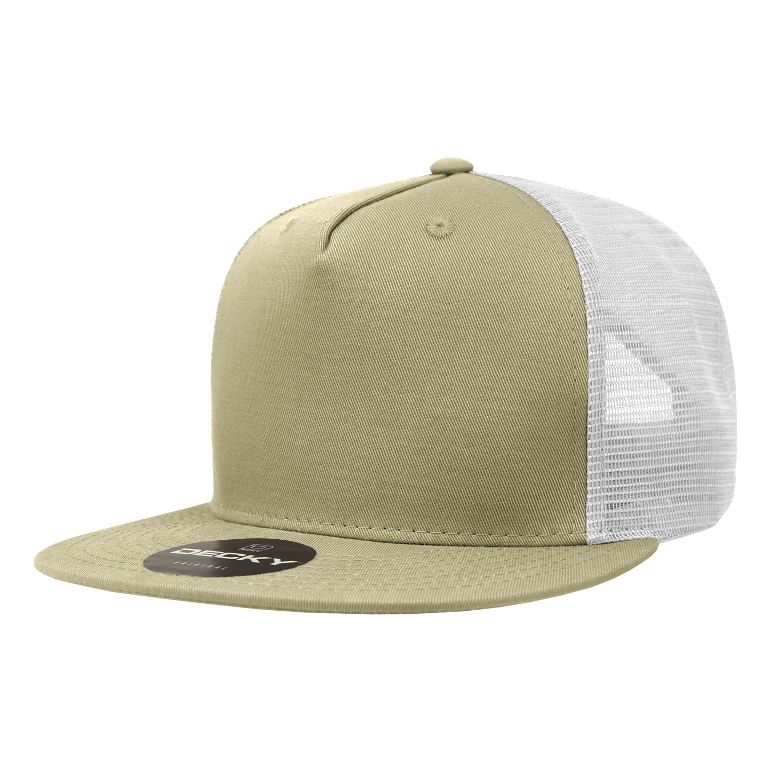 Decky 1040 5 Panel High Profile Structured Cotton Blend Trucker