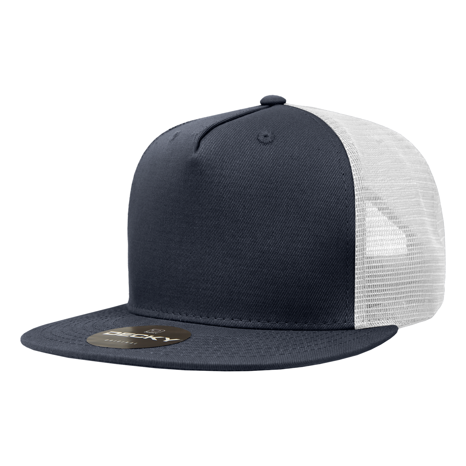 Decky 1040 5 Panel High Profile Structured Cotton Blend Trucker
