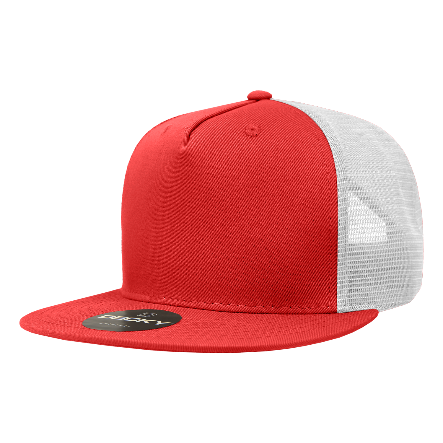 Decky 1040 5 Panel High Profile Structured Cotton Blend Trucker