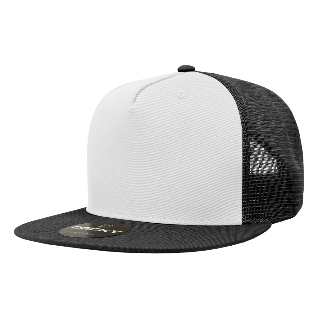 Decky 1040 5 Panel High Profile Structured Cotton Blend Trucker