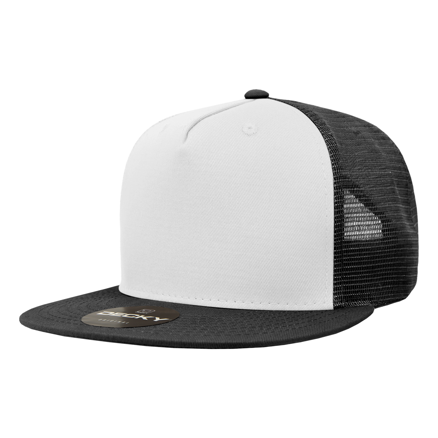 Decky 1040 5 Panel High Profile Structured Cotton Blend Trucker